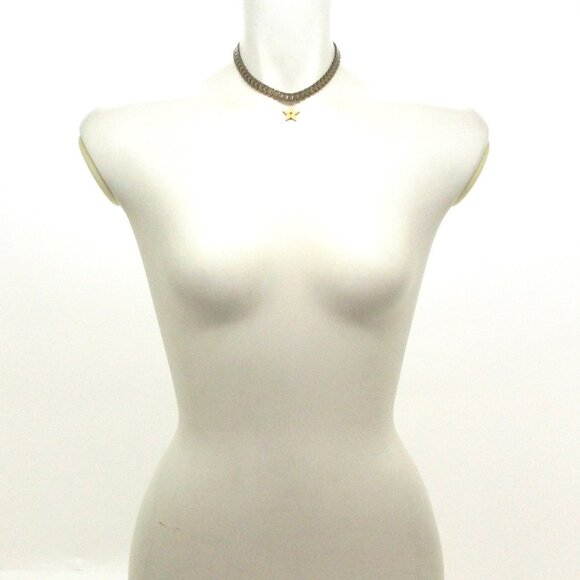 Auth DIOR/ChristianDior - Gold Hardware Choker - Picture 1 of 5